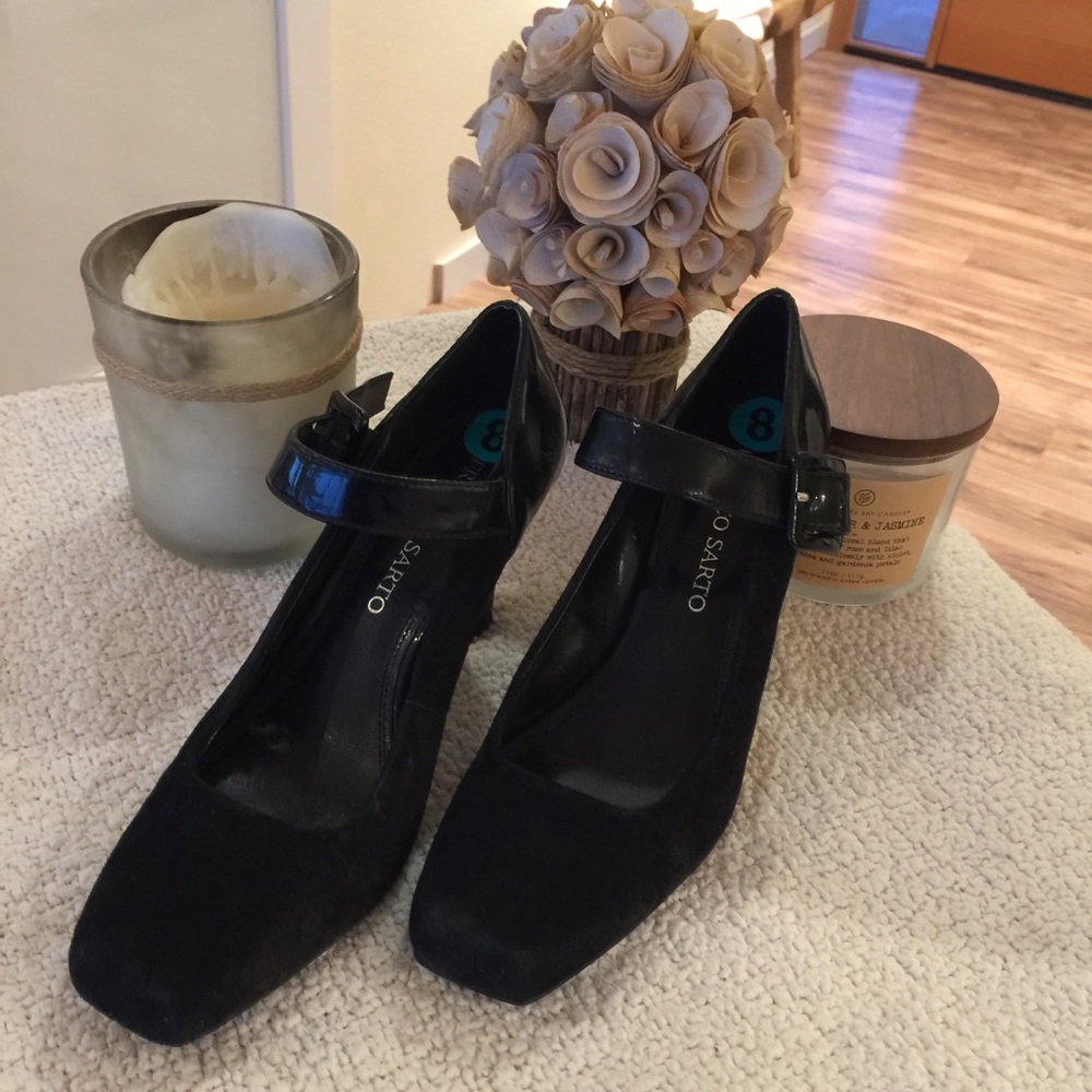 Franco Sarto Black Dress Shoes